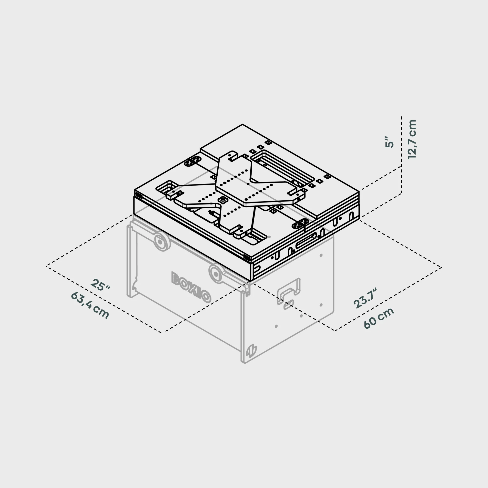 BOXIO RACK BED L I Camping bed - Image 3