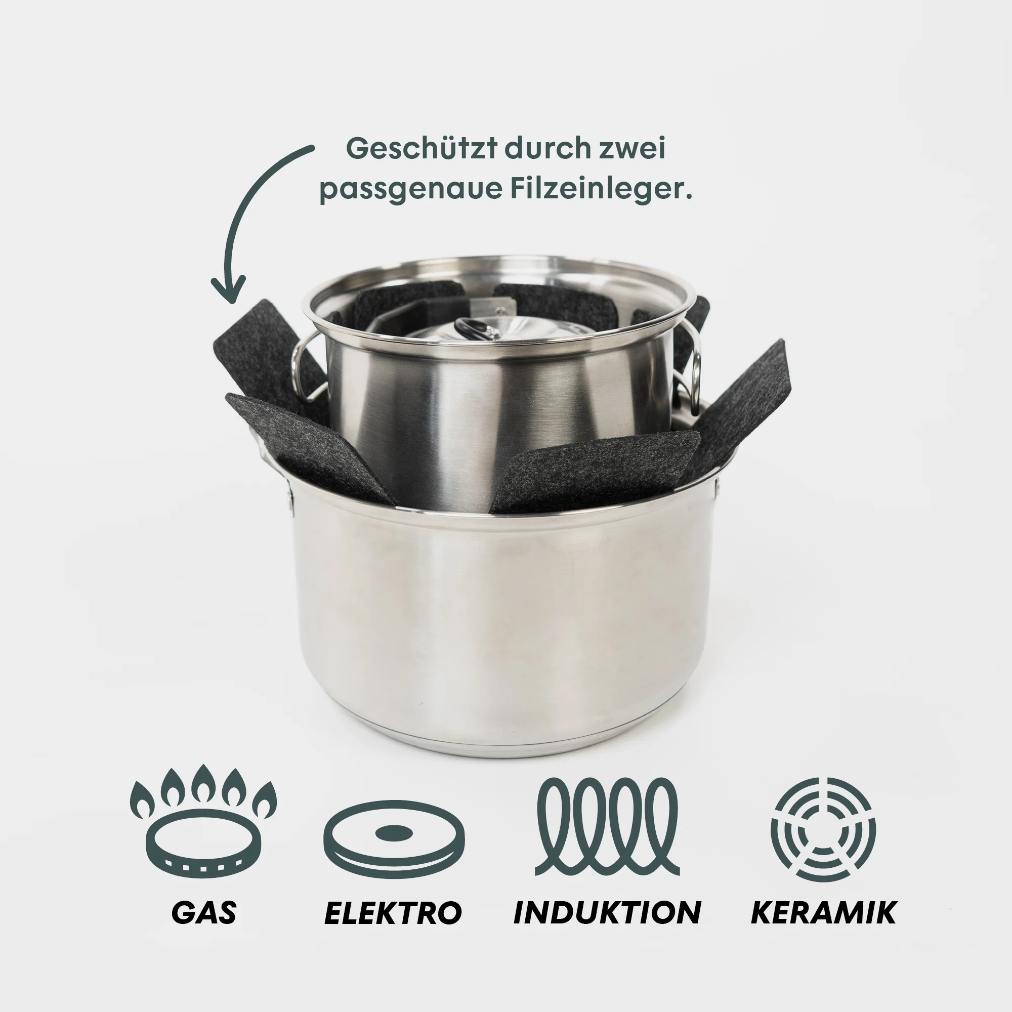BOXIO COOK PLUS | Mobile gas stove with pot set - Image 5