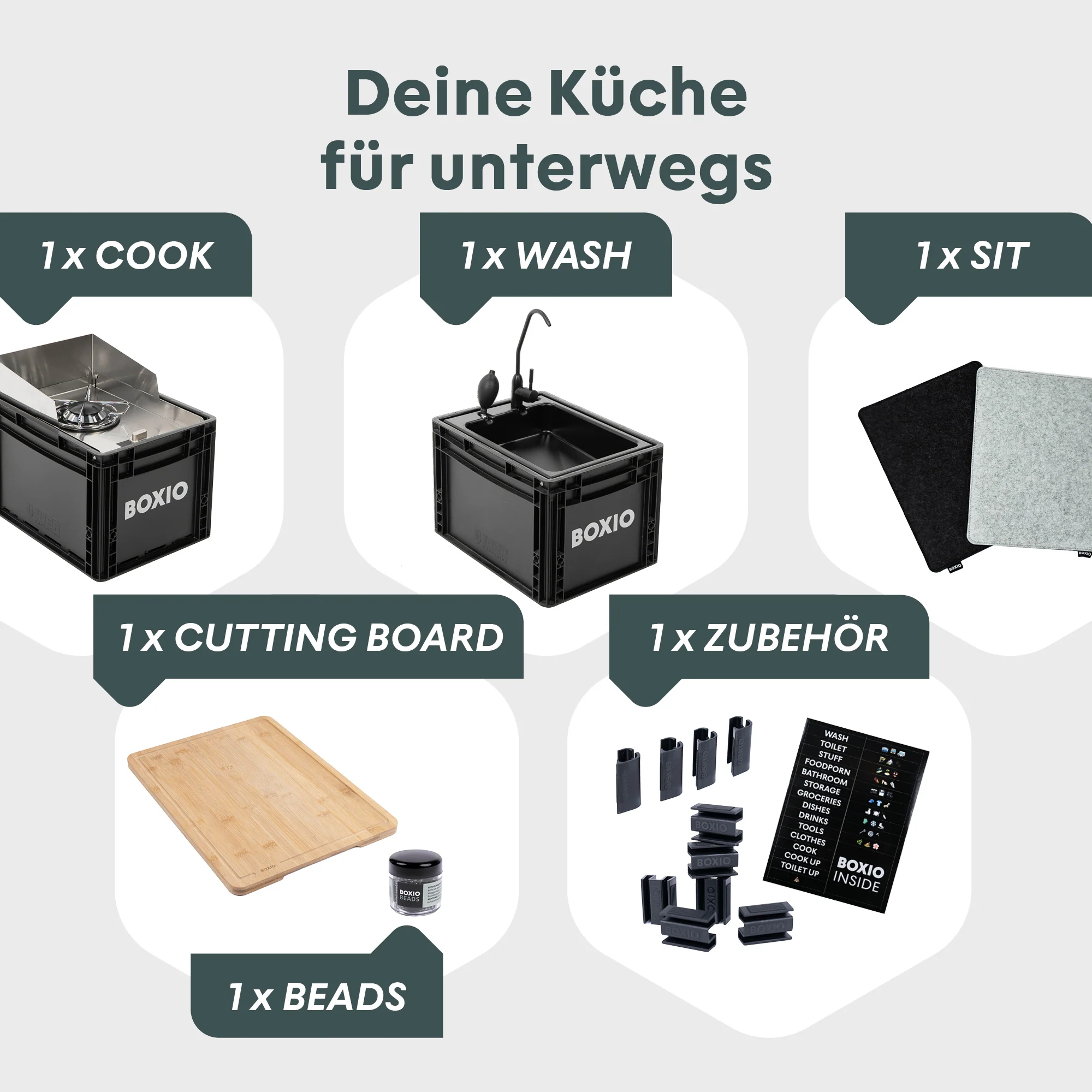 BOXIO KITCHEN LITE I Mobile I compact outdoor kitchen - Image 2