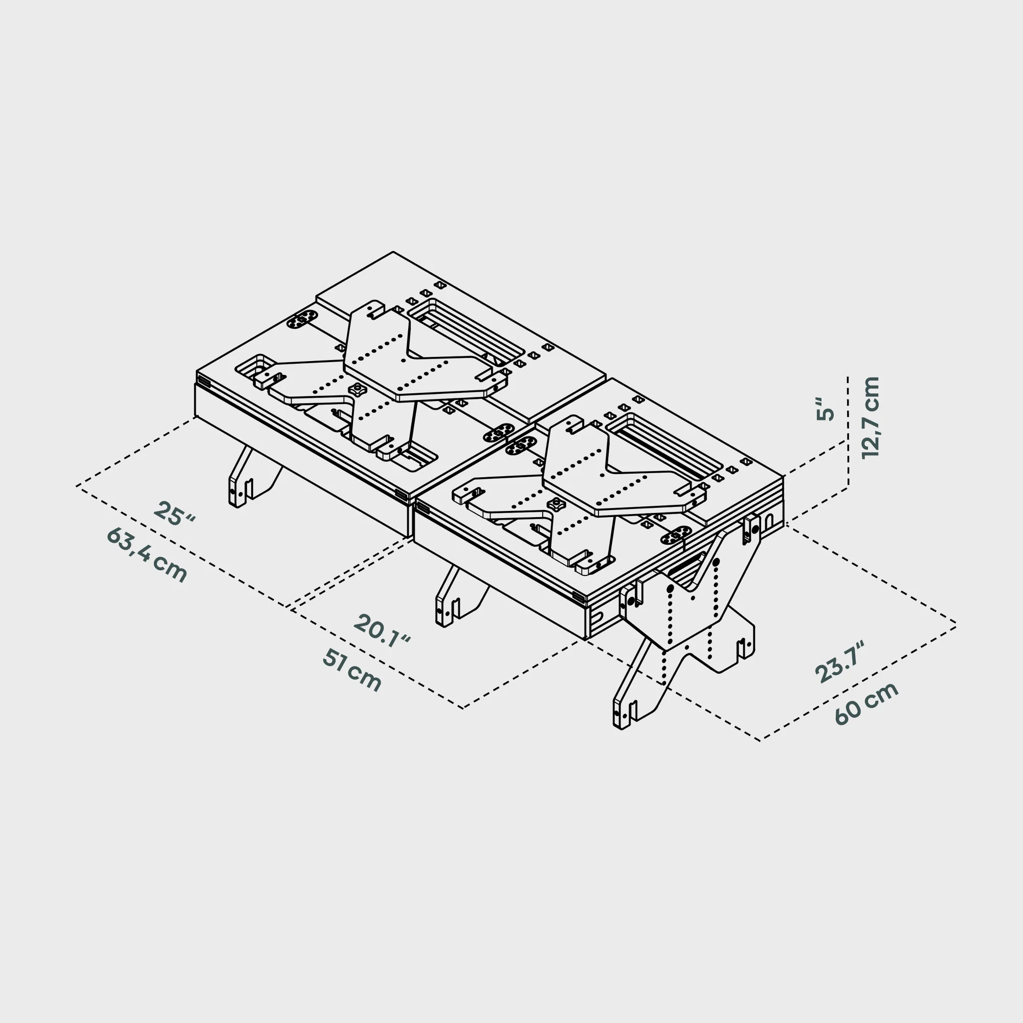 BOXIO RACK BED BUNDLE L I Modular camping bed - Image 4