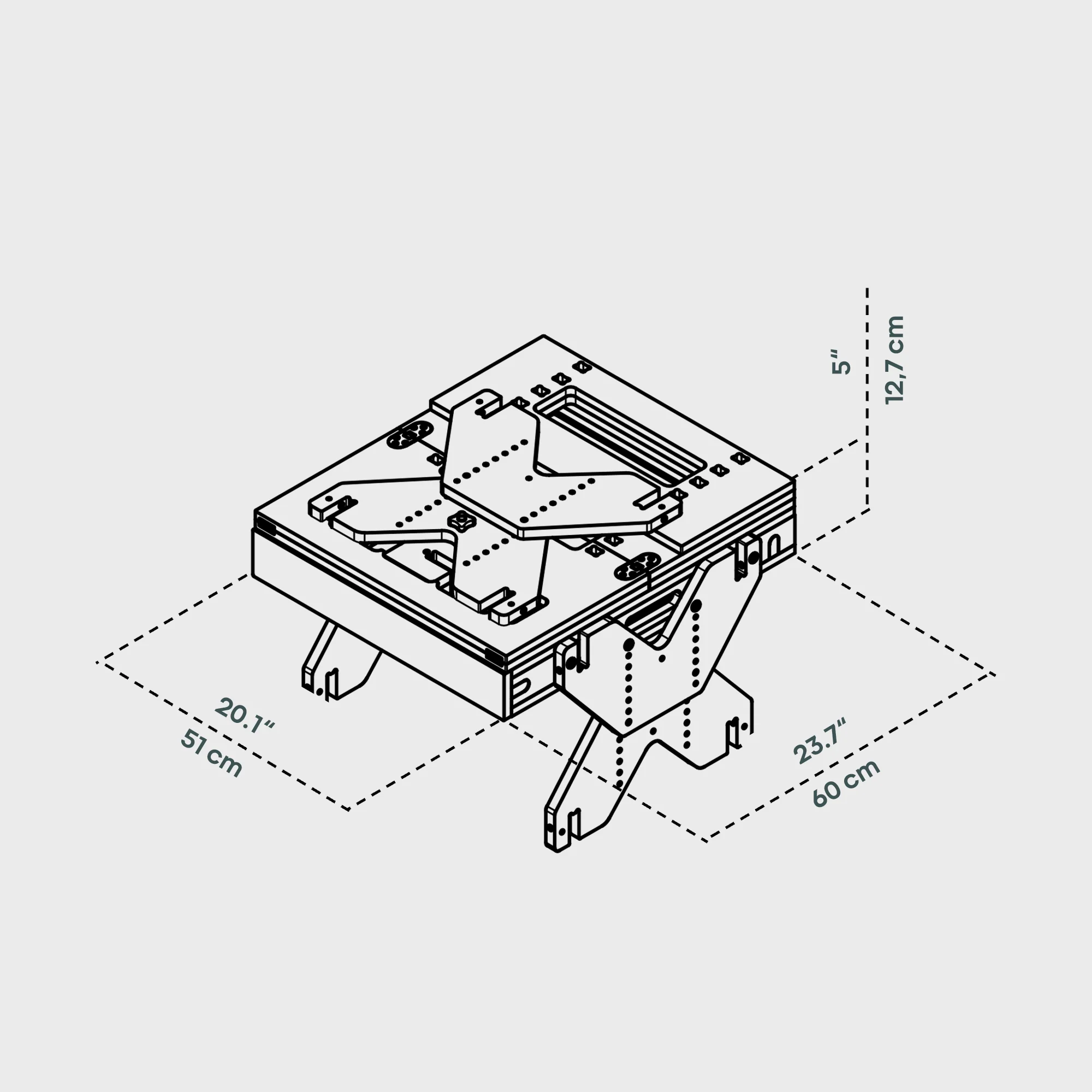 BOXIO RACK BED BUNDLE XS I Modular camping bed - Image 2