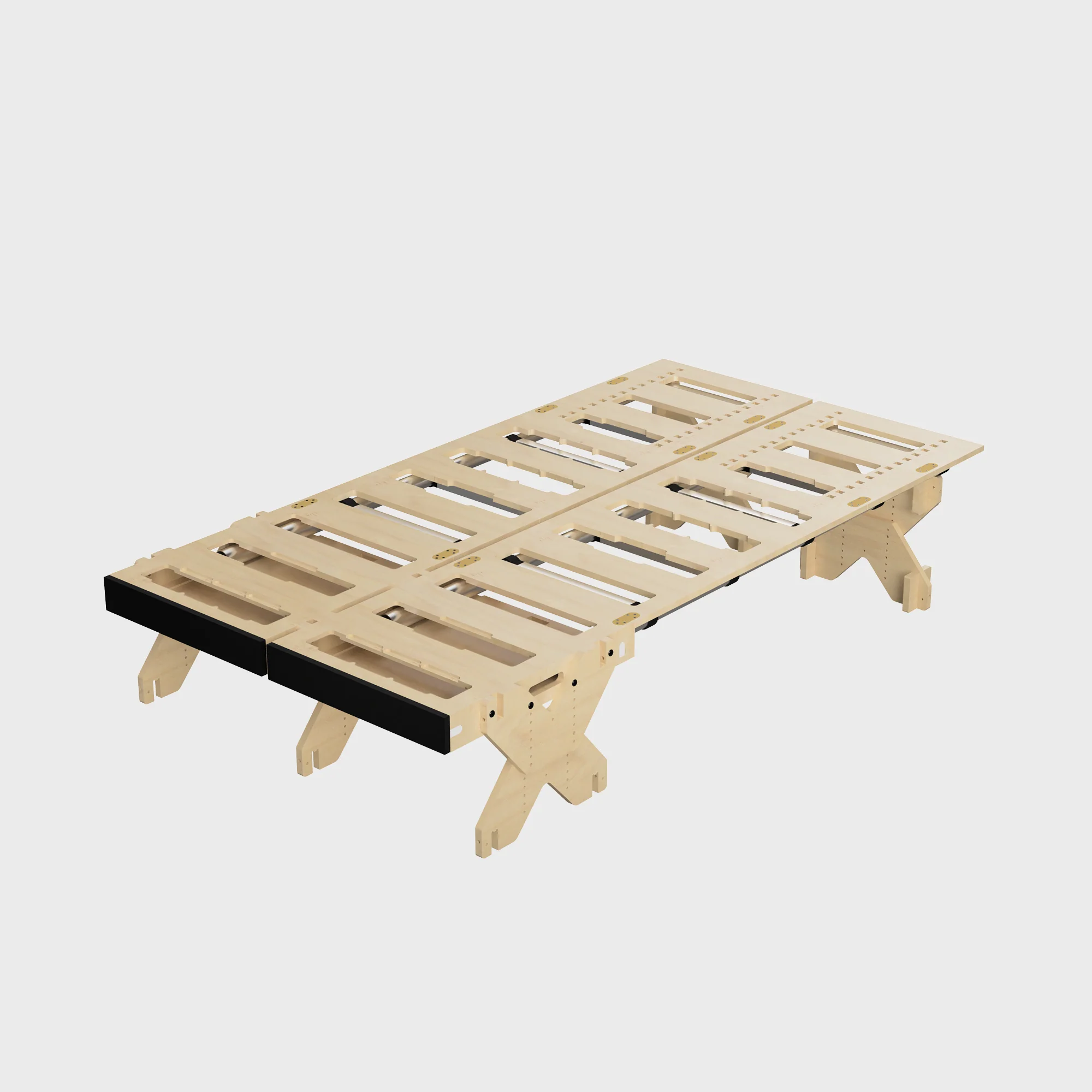 BOXIO RACK BED M I Modular camping bed minivan