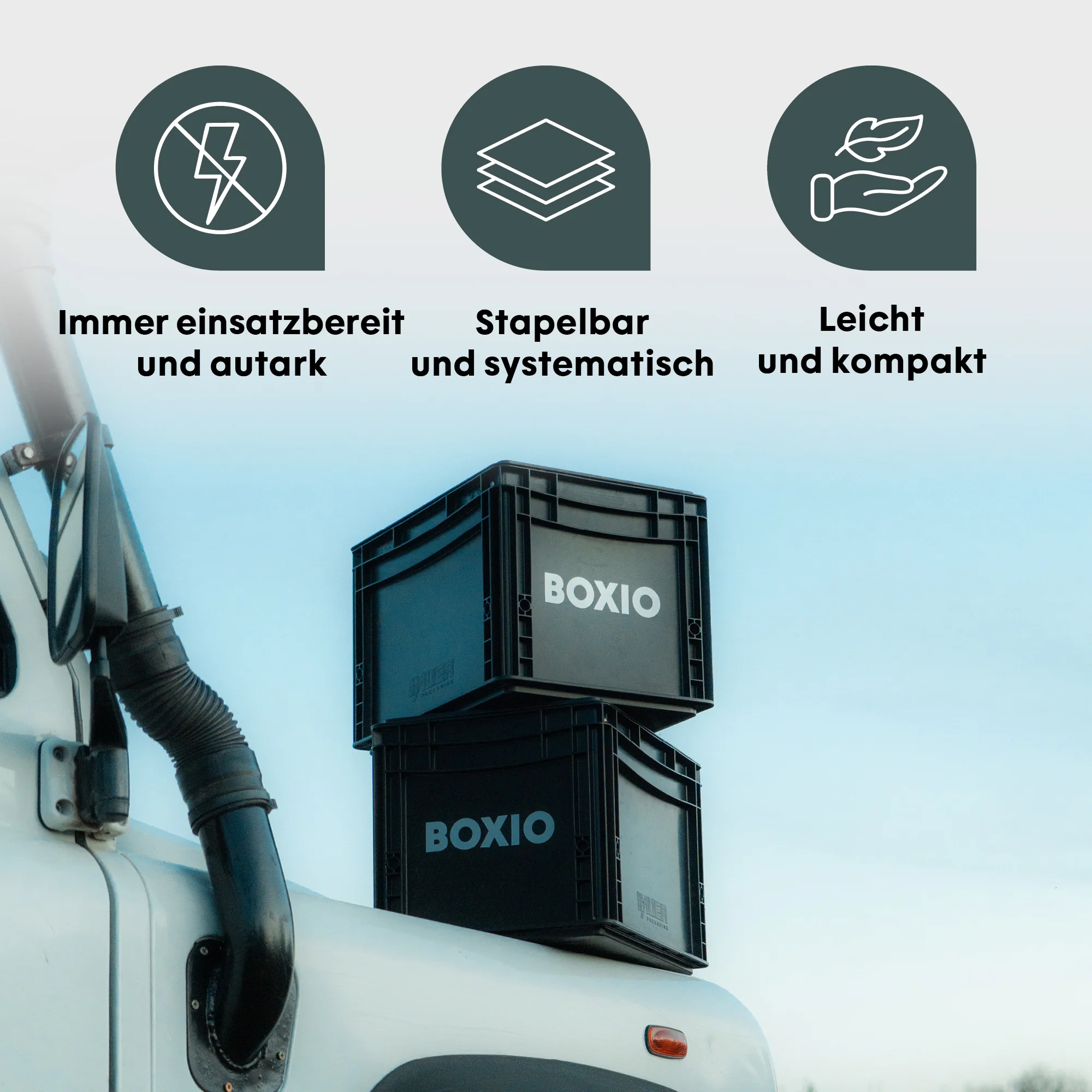 BOXIO SANITARY PLUS | Mobile bathroom with TENT - Image 3