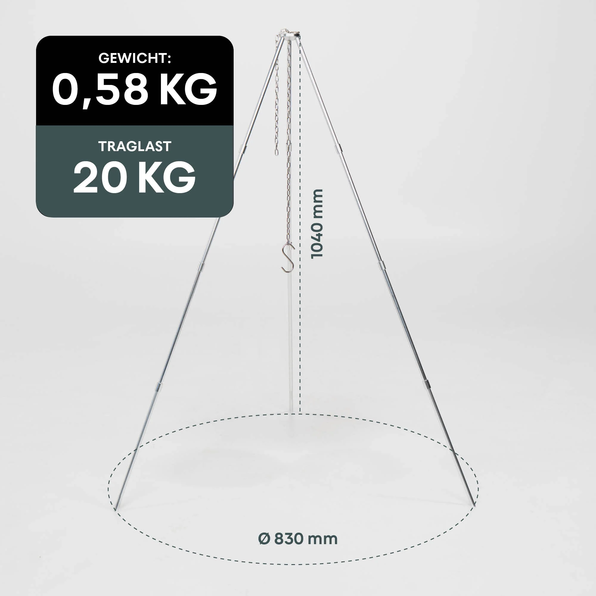 BOXIO TRIPOD I Tripod for fire bowl - Image 3