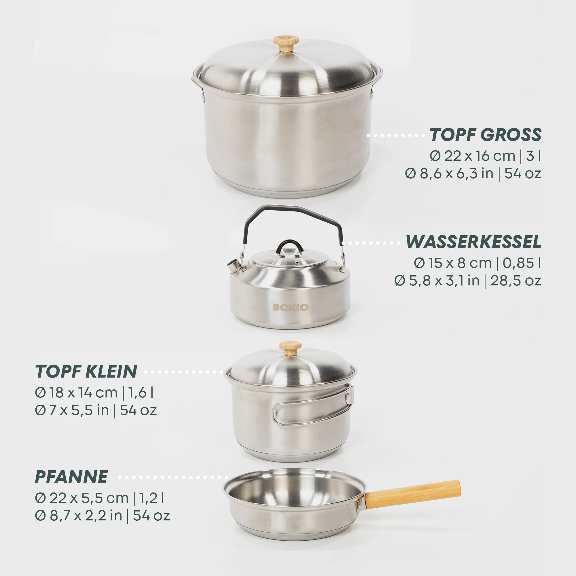 Camping cooking set I BOXIO COOK MAX+ - Image 5