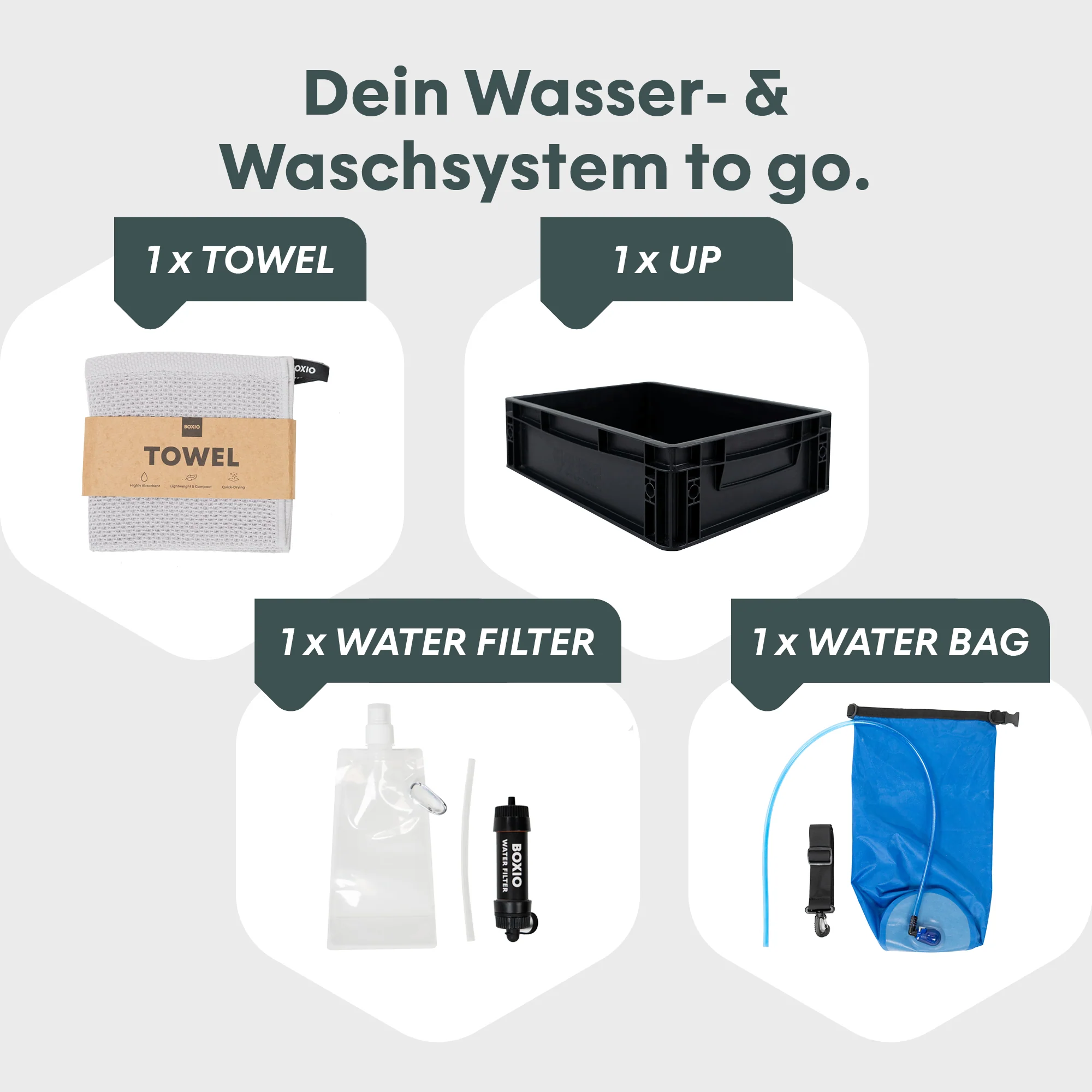 BOXIO WASH UP I Eurobox with water filter - Image 3