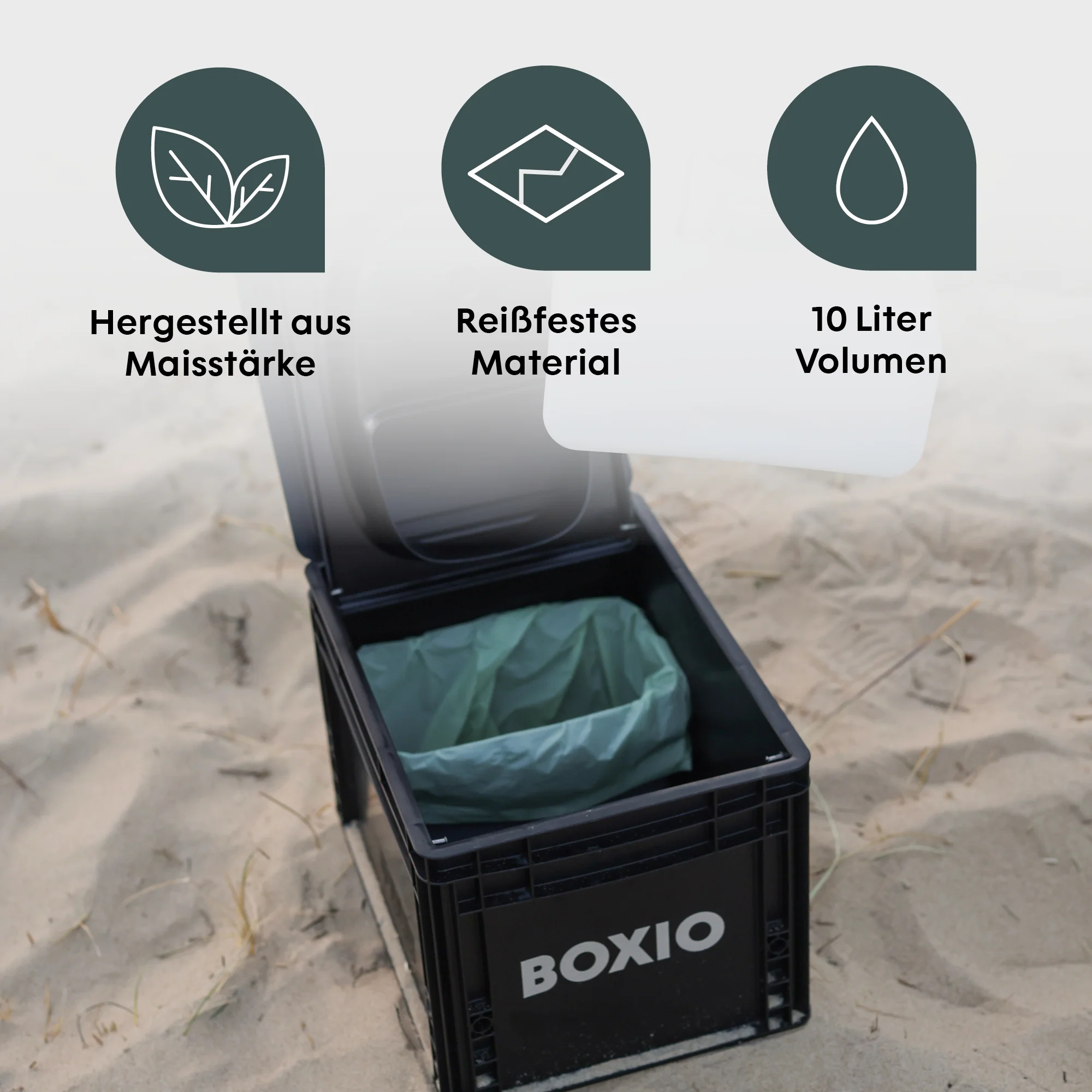 BOXIO - BAG BUNDLE | Compostable bin liners - Image 3