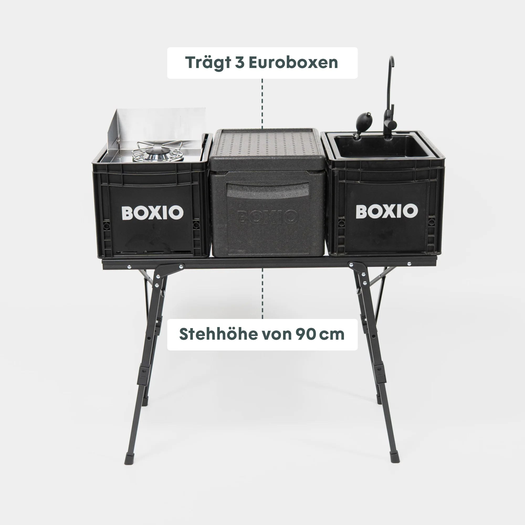 BOXIO KITCHEN PLUS I Mobile outdoor kitchen with standing height - Image 3