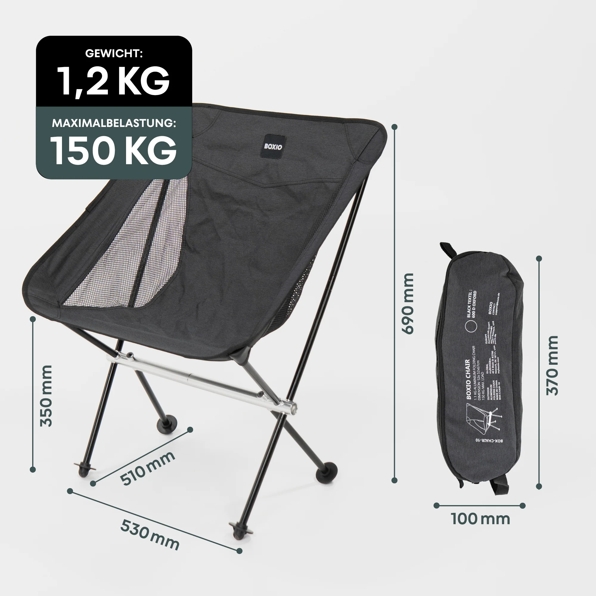BOXIO CHAIR I ultralight camping chair - Image 3